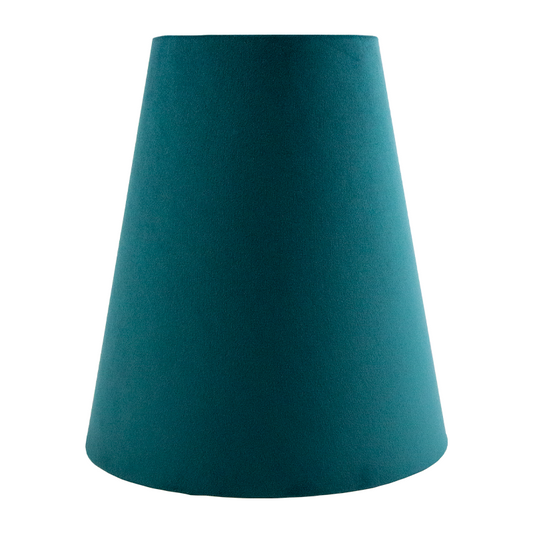 Teal Velvet Tall Empire Lampshade