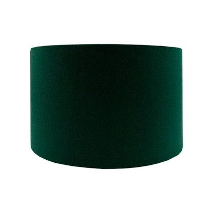 Emerald Green Velvet Drum Lampshade