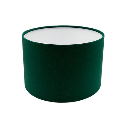 Voyage Emerald Green Velvet Drum Lampshade