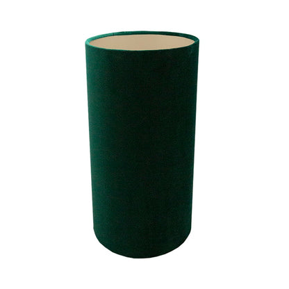 Emerald Green Velvet Tall Drum Lampshade