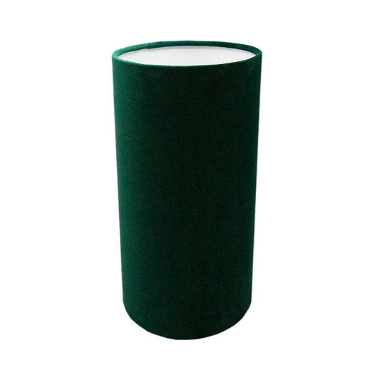 Emerald Green Velvet Tall Drum Lampshade