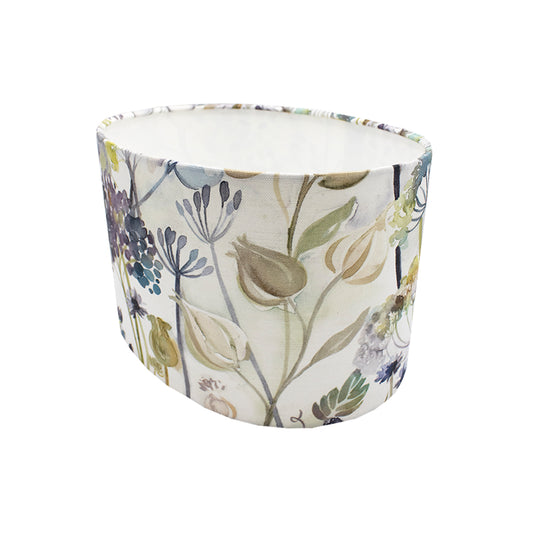 Voyage Hedgerow Blue Oval Lampshade