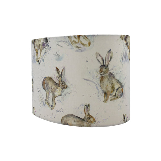 Voyage Hurtling Hare Oval Lampshade
