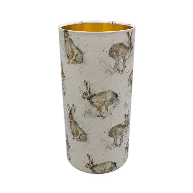 Voyage Hurtling Hare Tall Drum Lampshade