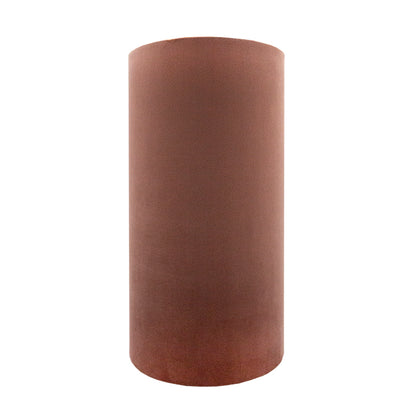 Blush Pink Velvet Tall Drum Lampshade