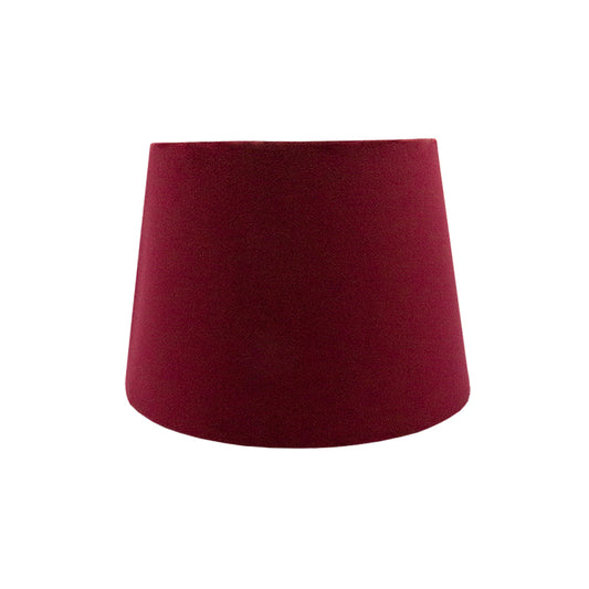 Red Velvet French Drum Lampshade