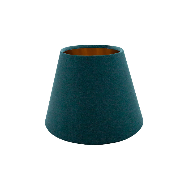 Teal Velvet Empire Lampshade