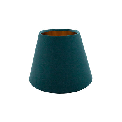 Teal Velvet Empire Lampshade