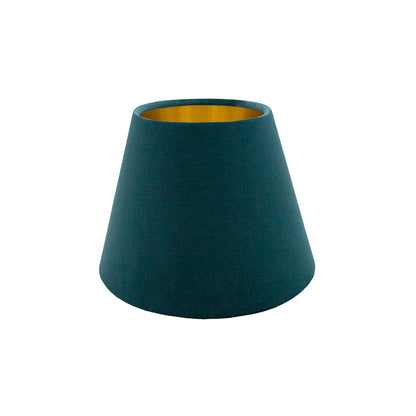 Teal Velvet Empire Lampshade
