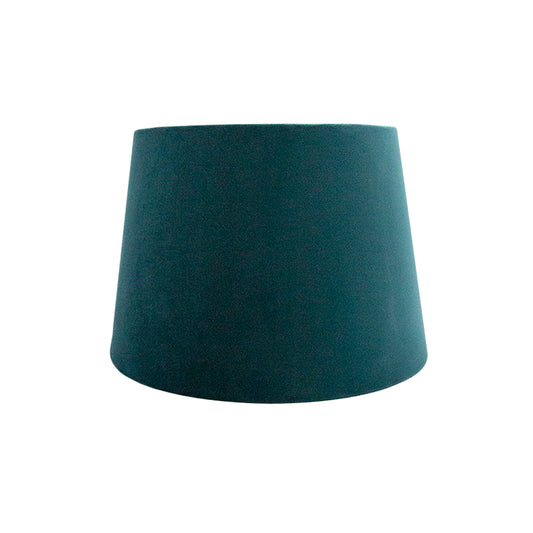 Teal Velvet French Drum Lampshade