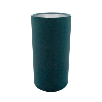 Teal Velvet Tall Drum Lampshade