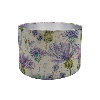 Voyage Thistle Floral Drum Lampshade
