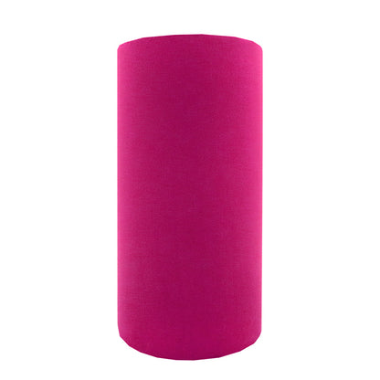Fuchsia Bright Pink Velvet Tall Drum Lampshade