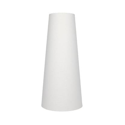 White Tall Tapered Lampshade