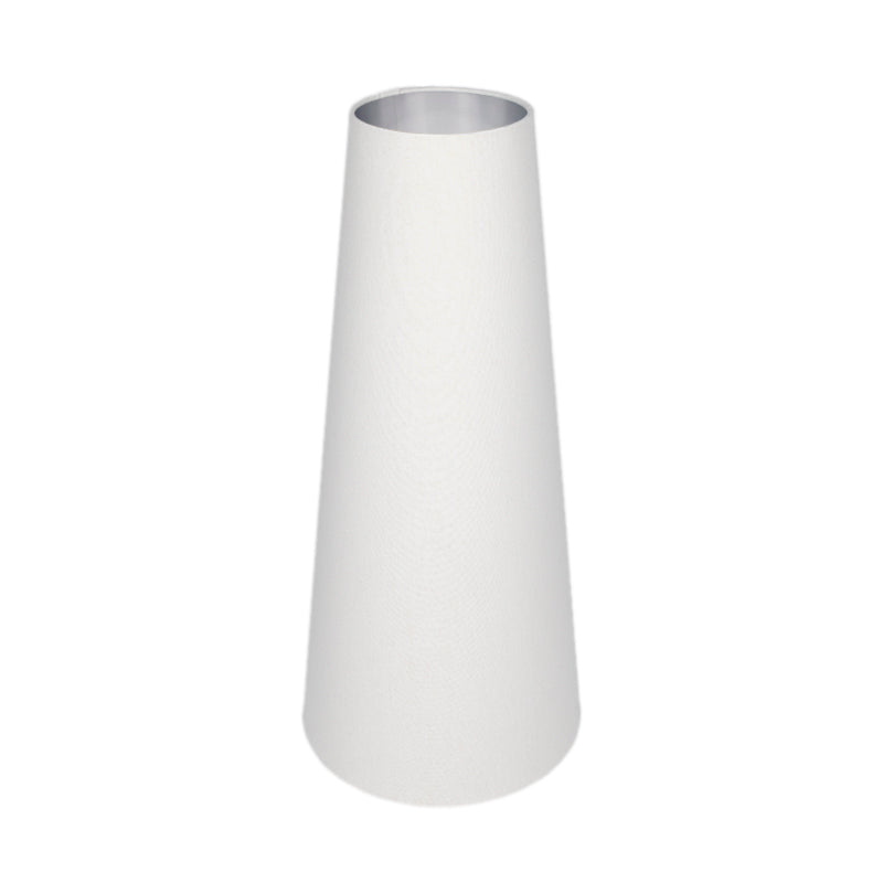 White Tall Tapered Lampshade