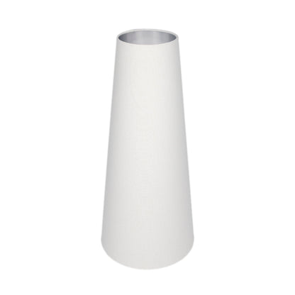 White Tall Tapered Lampshade