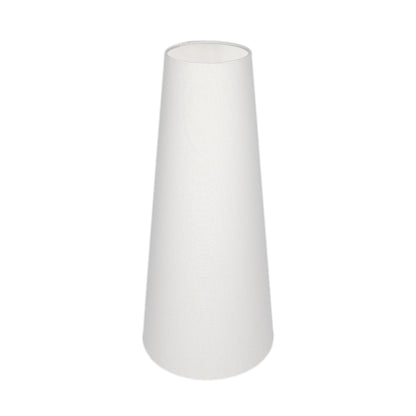 White Tall Tapered Lampshade